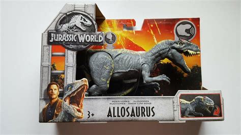 Jurassic World Roarivores Allosaurus Mattel Dinosaur Action Figure 2014751531