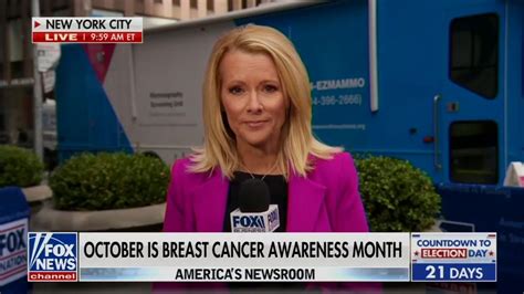 Gerri Willis Brought Mount Sinais Mobile Mammography Truck To Fox News Hq