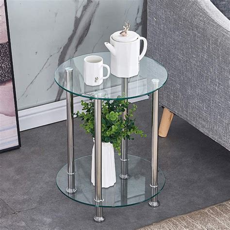 Display Table For Small Space 40×40×50cm Bonchoice 2 Tier