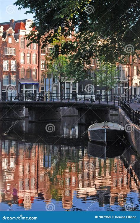 Reflections Of Amsterdam Stock Photo Image Of Lifestyle 987968