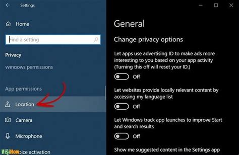 Enable The Location Service In Windows 10 Visihow