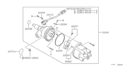 22100-78A10 | Genuine Nissan #2210078A10 DISTRIBUTOR ASY