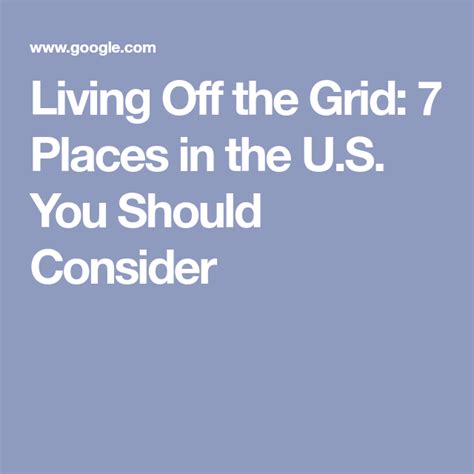 Want To Live Off The Grid Here Are 7 Places In The Us You Should