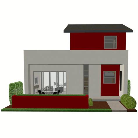 Contemporary Small House Plan Custom JHMRad 141073