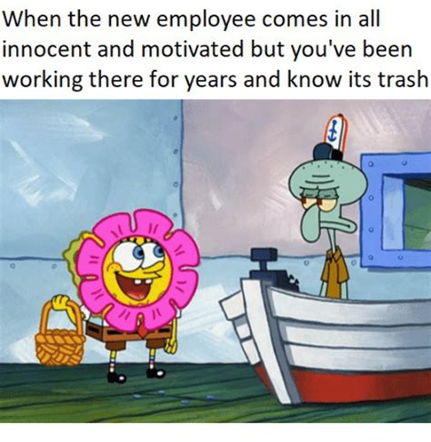 20 Spongebob Memes About Work Factory Memes