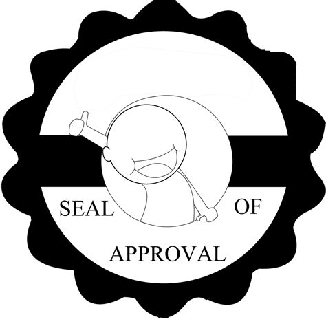 Seal Of Approval Template By Smuglyotaku On Deviantart
