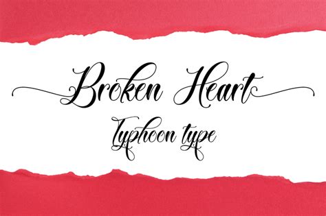 Broken Heart Font 1001 Free Fonts