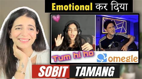 indian girl falls in love when i switch to hindi mashup omegle sobit tamang mitthi reacts