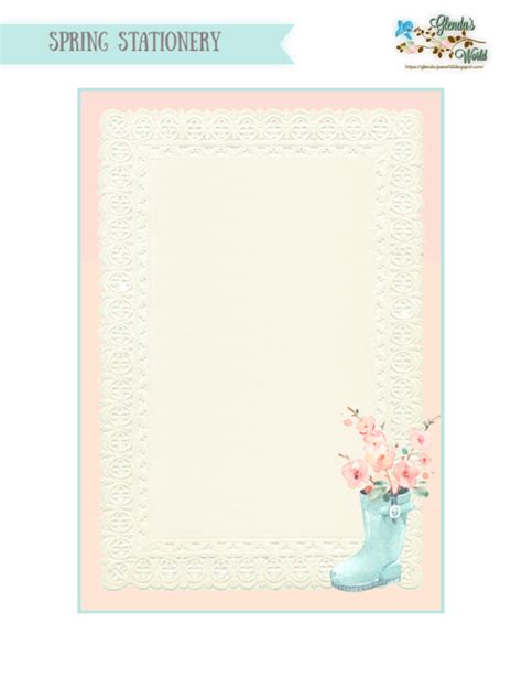 Spring Stationery and Journal Cards in 2020 | Spring stationery, Journal cards, Stationery