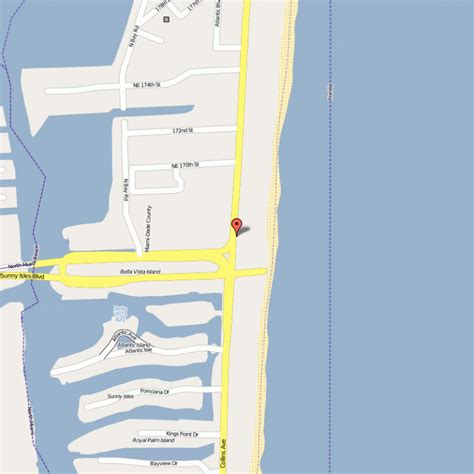 Sunny Isles Beach Map Florida