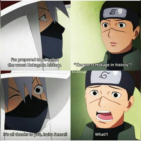 Naruto Kakashi Funny Kakashi Hokage Funny Naruto Memes Kakashi