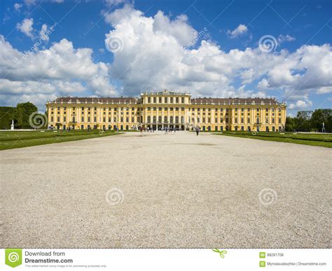 Schonbrunn Palace Vienna Austria Editorial Stock Photo Image Of