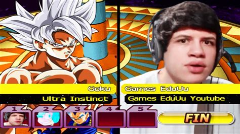 Goku Mui Vs Games Eduuu E Vegeta Ssbe Vs Marlon Chaves No Torneio Do