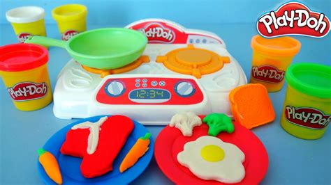 Play Doh Kitchen Creations Unboxing And Playing Youtube