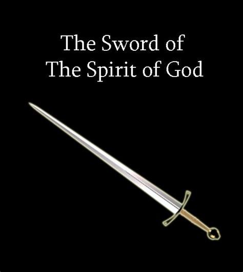 The Sword Of The Spirit Of God Full Armor Of God Pinterest