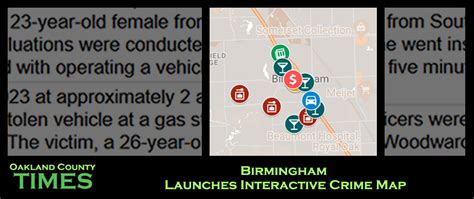 Birmingham Launches Interactive Crime Map Oakland County Times