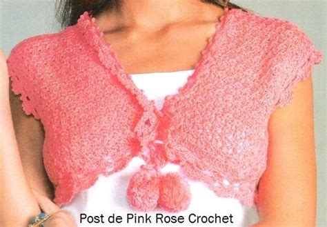 Maybe you would like to learn more about one of these? PINK ROSE CROCHET: Bolero Cor de Rosa