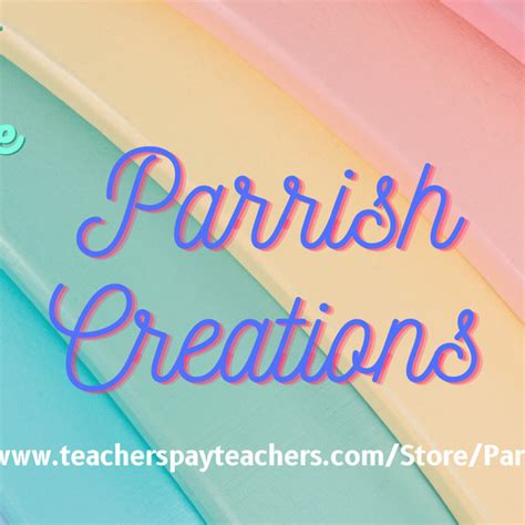 Parrish Creations Teaching Resources Teachers Pay Teachers