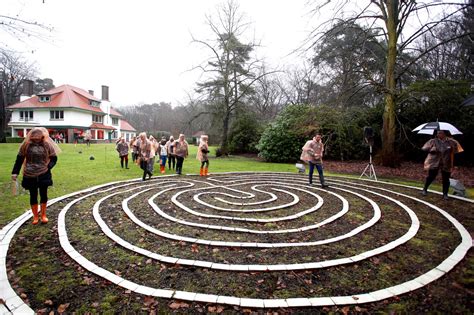 In a maze you can get lost, in a labyrinth you can only find yourself