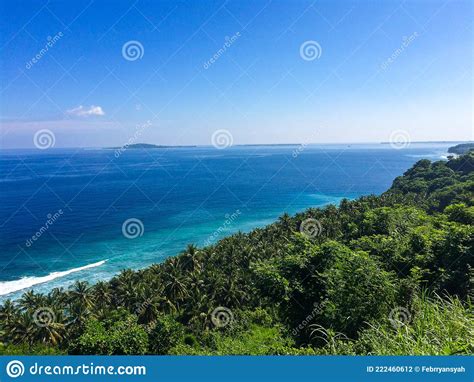 Coastline View Of Three Giliand X27s Lombok Indonesia Stock Photo