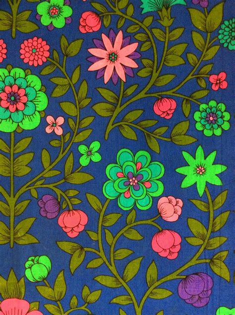 Vintage Fabric Vintage Floral Fabric Vintage Fabric Print Design