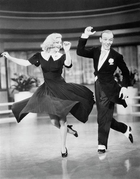 Fred Astaire And Ginger Rogers Dancing Photograph By Bettmann Fine