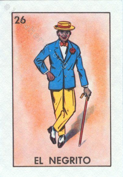 26 El Negrito Loteria Leo Loteria Collection Communications From Elsewhere Loteria