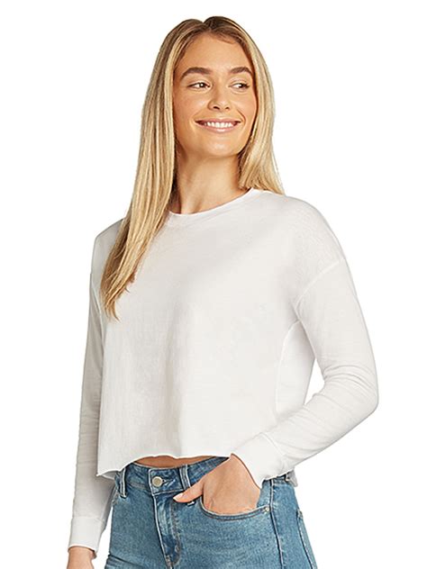 Awkward Styles Crop Tops For Women Long Sleeve Crop Tee Cropped Shirt