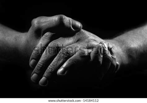 Black White Hands Man Stock Photo 14184112 Shutterstock