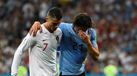 Uruguay 2 1 Portugal Edinson Cavani Double Sends Cristiano Ronaldo