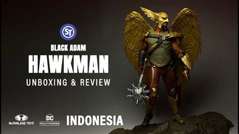🇮🇩 Review Hawkman Black Adam Mcfarlane Toys Indonesia Youtube