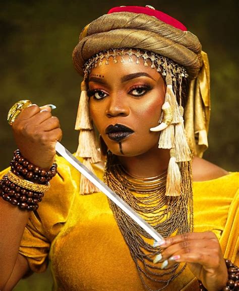 Actress Bisola Channels Queen Amina Of Zaria As She Celebrates Her 34th