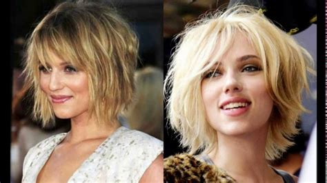 Crispy, pointy tips will give your haircut more texture and volume. Short shaggy bob haircuts - YouTube