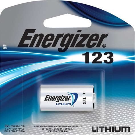 Energizer Lithium 123 Battery 1 Pack