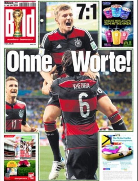It was a humiliating loss for the hosts of fifa world cup 2014. Germany celebrates 'historic' 7-1 victory over Brazil ...