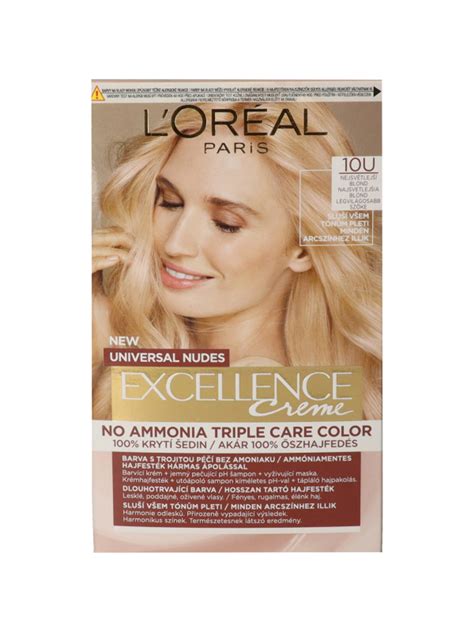 L Oréal Paris Excellence Universal Nudes hajfesték lightest blond 10U