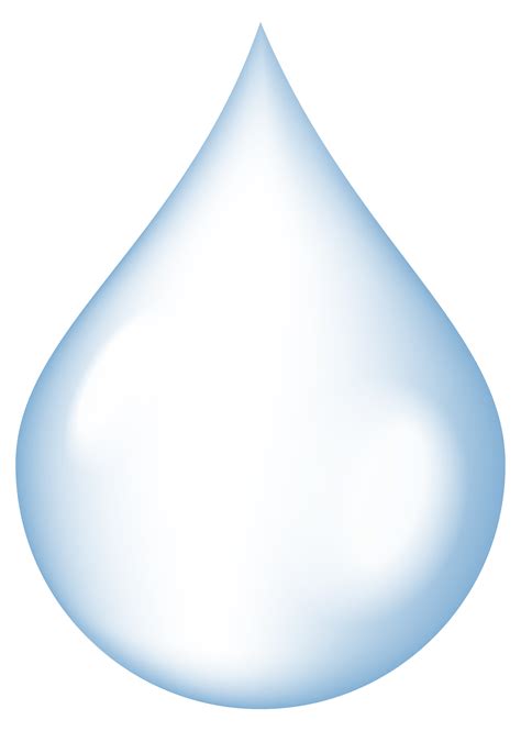Drop Water Droplet Transparent Background Clipart Full Size Clipart