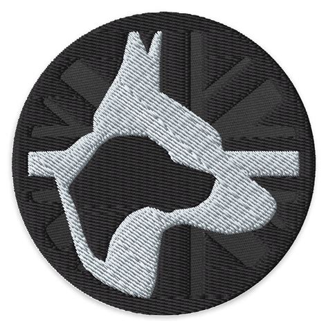 Dog Handler Prisons Round Patch