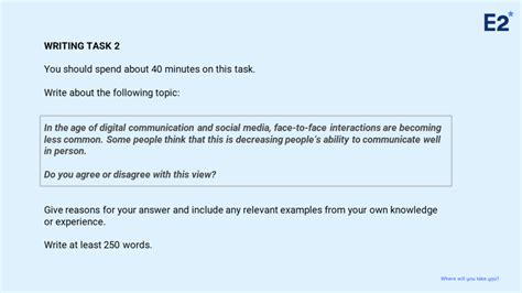 Ielts Writing Task 2 Strategies Topics And Sample Answer E2
