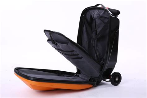 20 Inch Foldable Scooter Suitcase With Multifunctional Suitcase Fashion