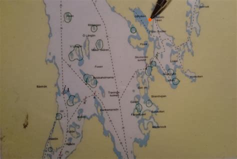 Map With Depth Lake Foxen Fishing And Cottages Sweden