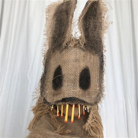 Scary Rabbit Mask Easter Bunny Mask Adult Halloween Etsy
