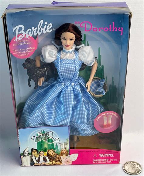 Lot 1999 Mattel Wizard Of Oz Barbie As Dorothy Doll Unopened