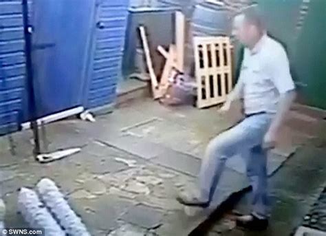 Builder Sacked After Being Caught On Cctv Urinating In Back Garden Daily Mail Online