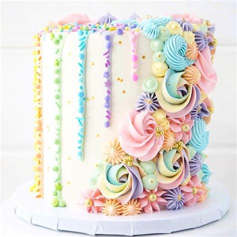 Maybe you would like to learn more about one of these? Pastel rainbow cake by Xogonz on Cakes and Cookies ...