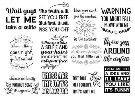 102 Sassy Svg Quotes Funny And Hilarious Sayings Sassy And Etsy