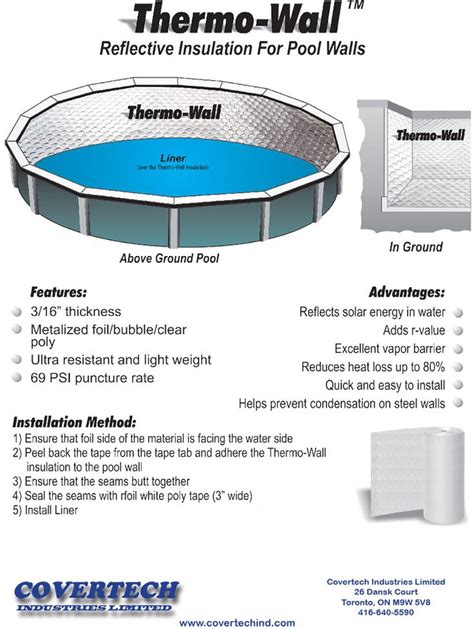 Image Result For How To Insulate An Above Ground Pool Reflective Insulation In Ground Pools