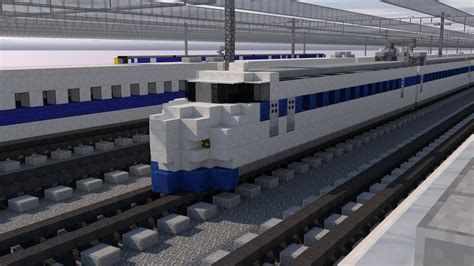 Shinkansen 0 Series Bullet High Speed Train Minecraft Map