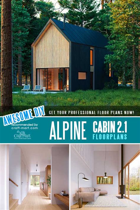 227 Alpine Cabin 2 Floorplans Den 1 600 Craft Mart