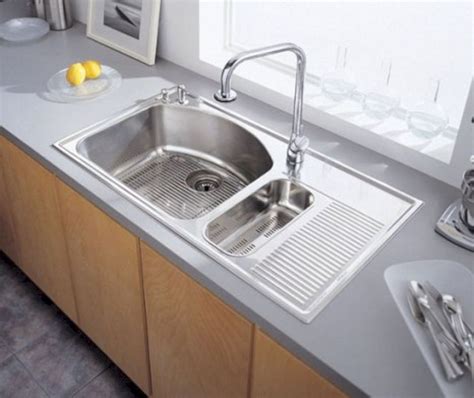 Kitchen Sink With Attached Drainboard Wow Blog